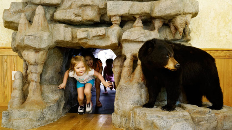 Kids playing at Dogwood Canyon Conservation Education Center