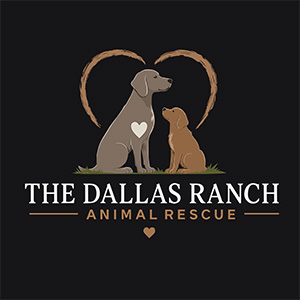Logo with text: "The Dallas Ranch Animal Rescue"