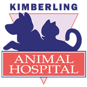 Logo with text: "Kimberling Animal Hospital"